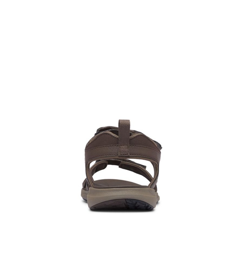 Columbia Ankle Strap Men's Sandals Brown | EAKFBR-158