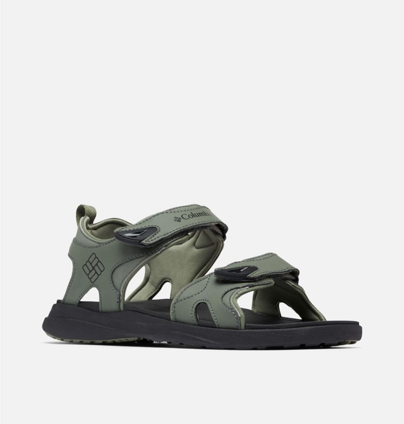 Columbia Ankle Strap Men's Sandals Olive | SHVCDZ-836