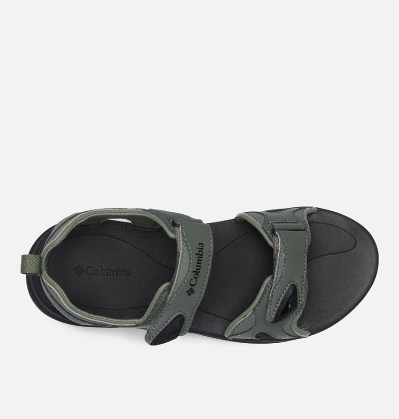 Columbia Ankle Strap Men's Sandals Olive | SHVCDZ-836