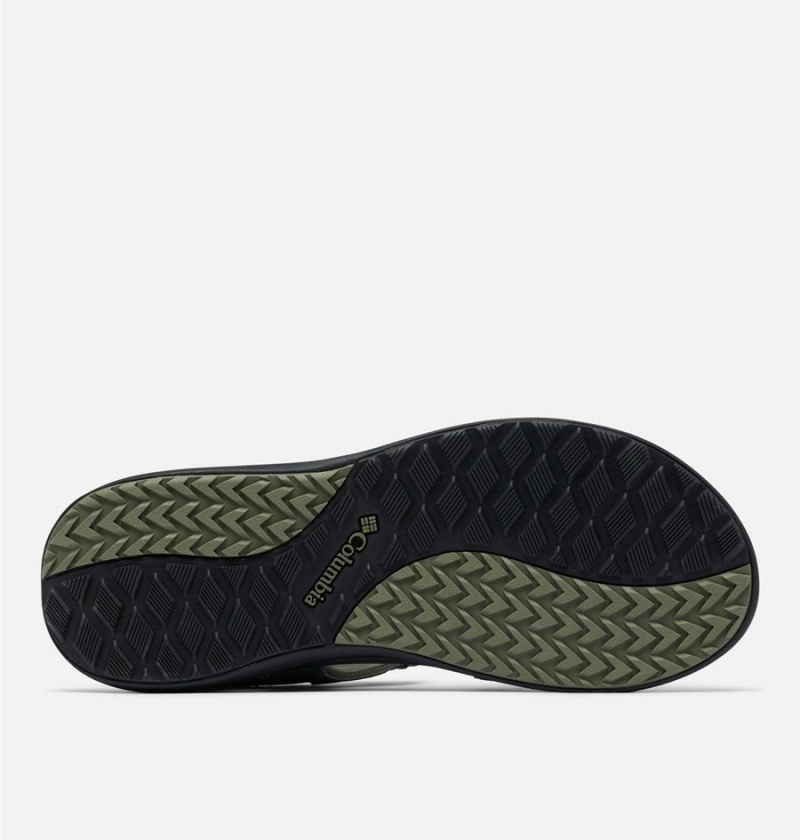 Columbia Ankle Strap Men's Sandals Olive | SHVCDZ-836