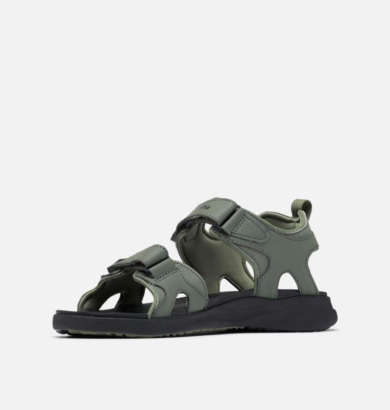 Columbia Ankle Strap Men's Sandals Olive | SHVCDZ-836