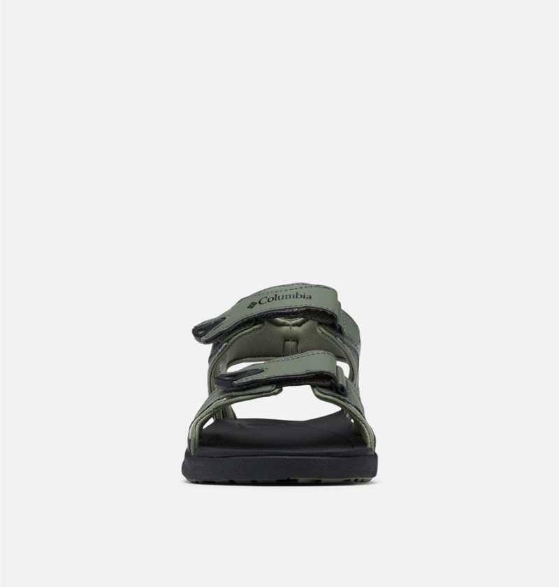Columbia Ankle Strap Men's Sandals Olive | SHVCDZ-836