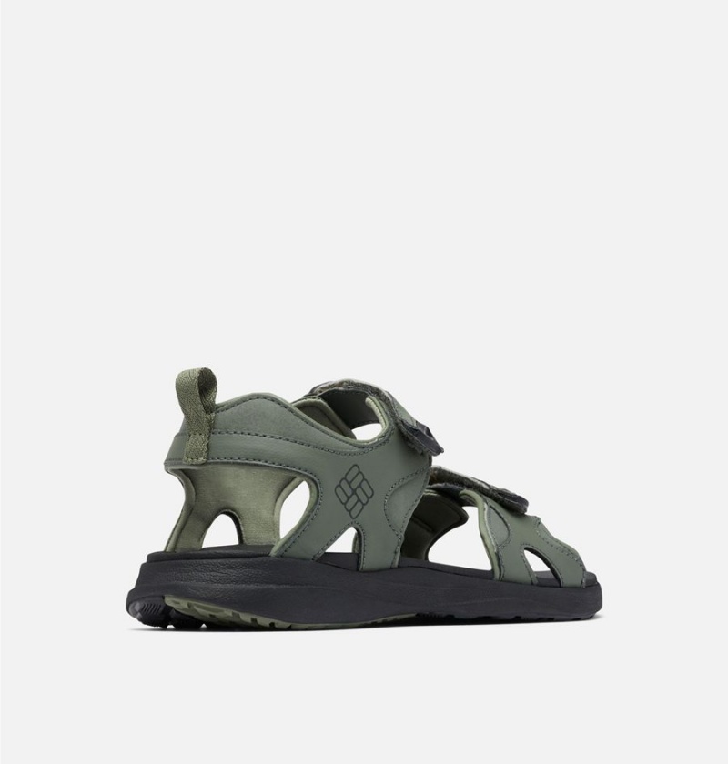 Columbia Ankle Strap Men's Sandals Olive | SHVCDZ-836