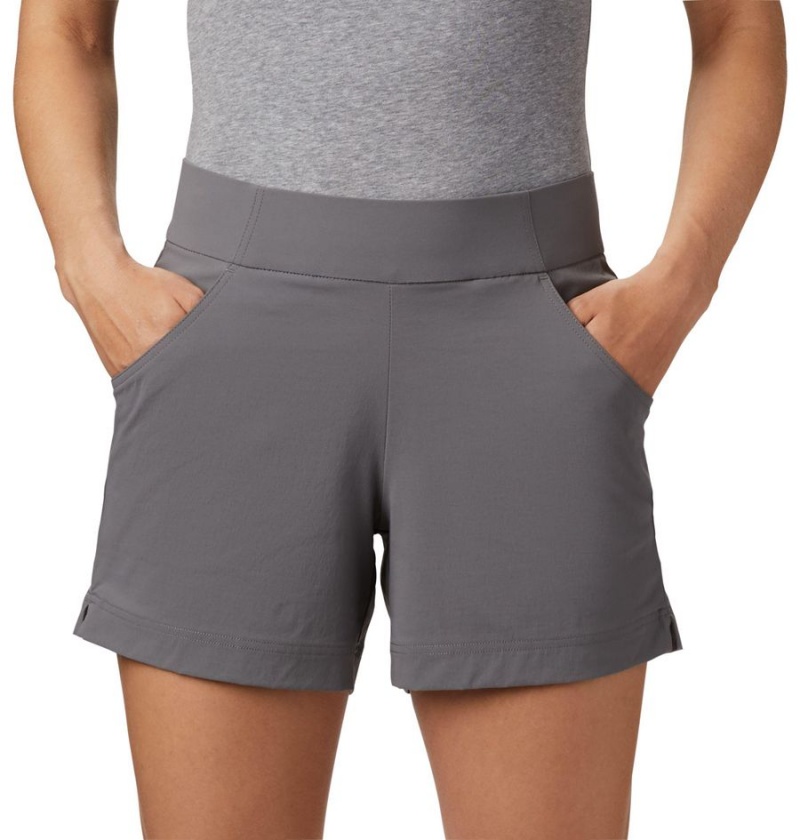 Columbia Anytime Casual Women's Shorts Grey | QHXZJU-531