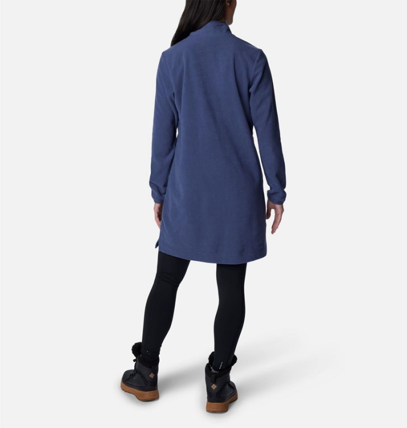 Columbia Anytime Fleece Women's Dress Navy | EIBKNJ-179