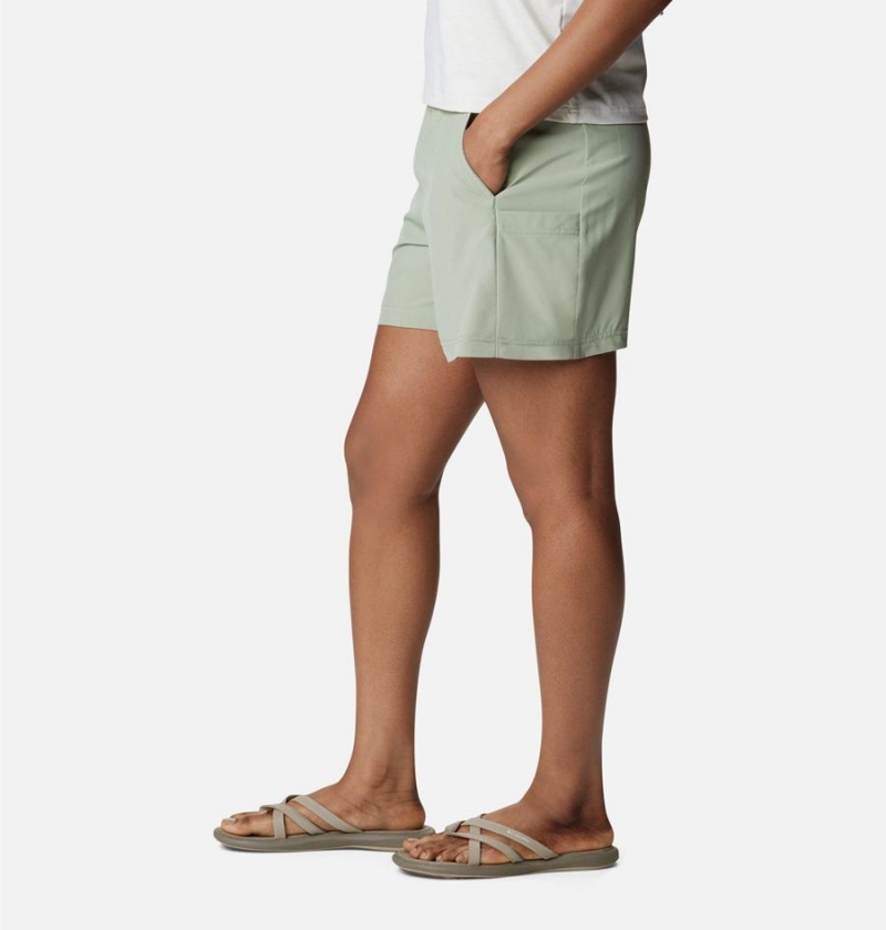 Columbia Anytime Flex Women's Shorts Green | KZXHDB-086
