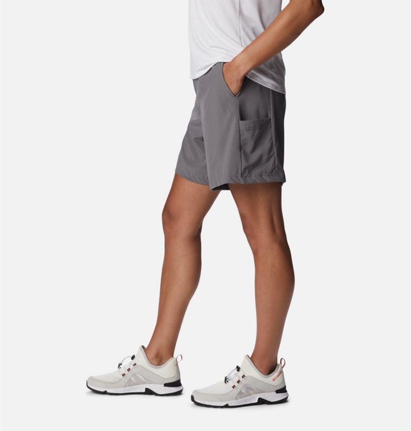 Columbia Anytime Flex Women's Shorts Grey | IWDMBL-146