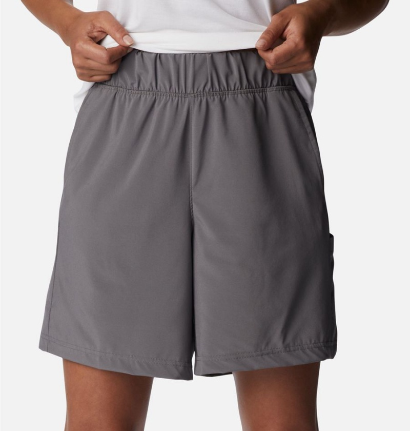 Columbia Anytime Flex Women's Shorts Grey | IWDMBL-146