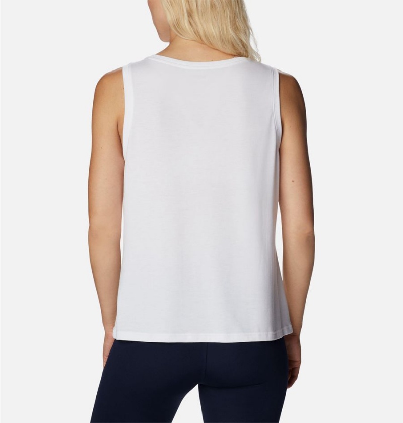 Columbia Anytime Knit Women's Tank Top White | JCISRX-085