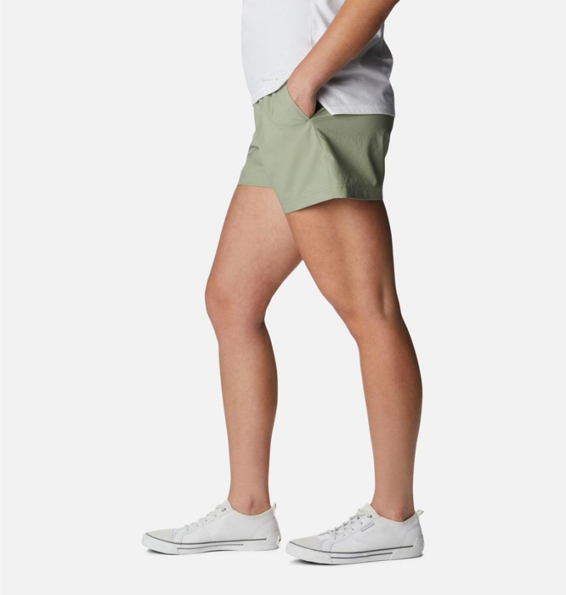Columbia Anytime Lite Women's Shorts Green | ODKESU-759