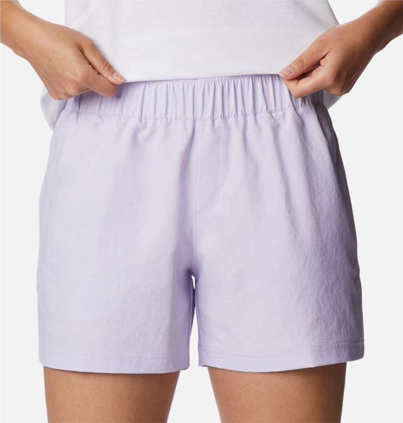 Columbia Anytime Lite Women's Shorts Purple | IDSNJR-136
