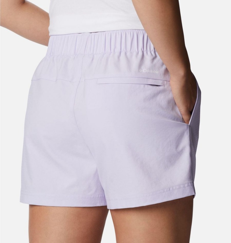 Columbia Anytime Lite Women's Shorts Purple | IDSNJR-136