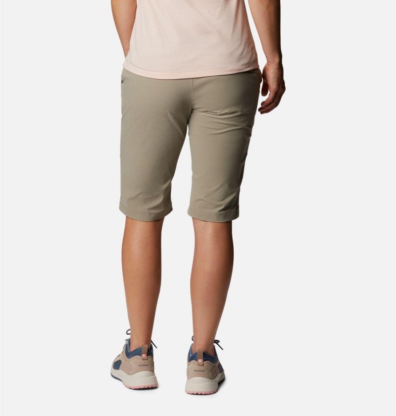 Columbia Anytime Outdoor Long Women's Shorts Khaki | SFPLDZ-592