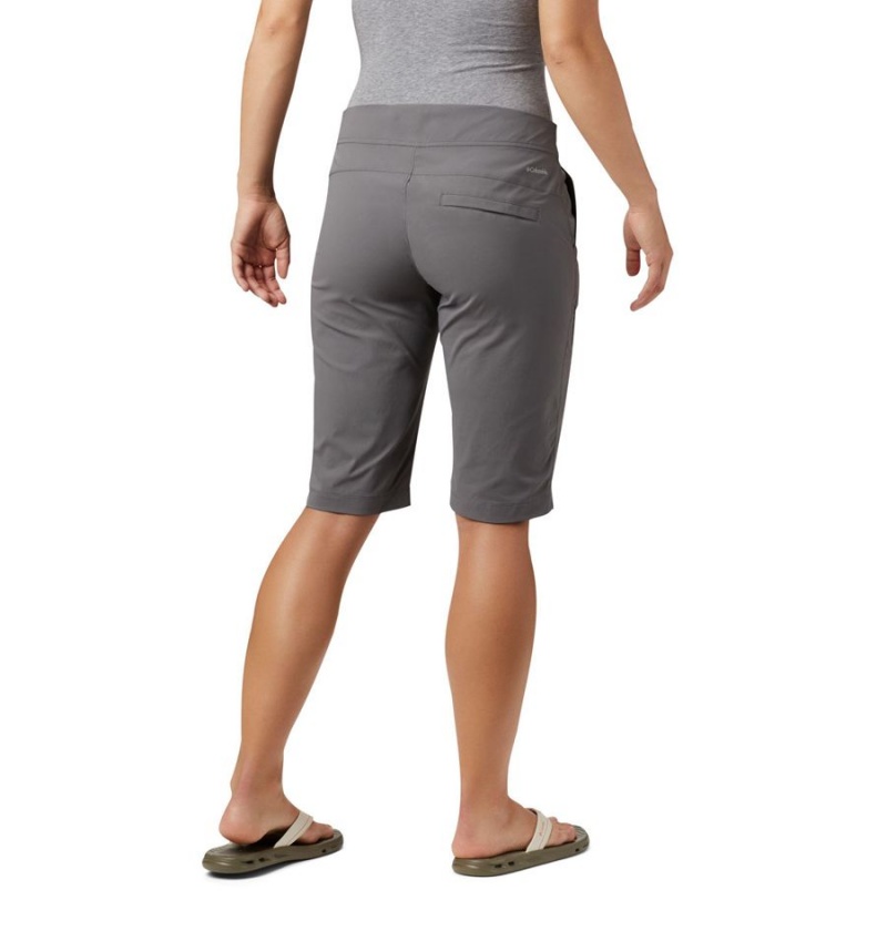 Columbia Anytime Outdoor Long Women's Shorts Grey | UEFGCH-613