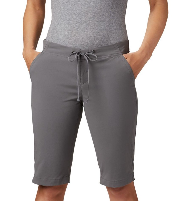 Columbia Anytime Outdoor Long Women's Shorts Grey | UEFGCH-613