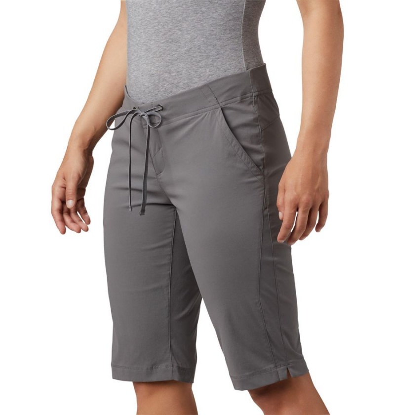 Columbia Anytime Outdoor Long Women's Shorts Grey | UEFGCH-613