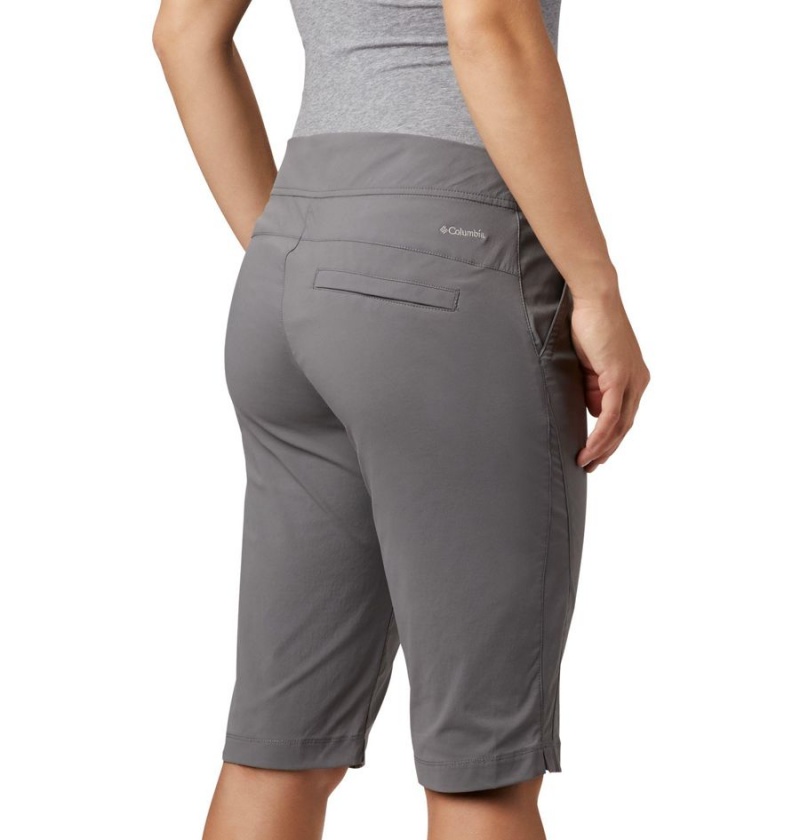 Columbia Anytime Outdoor Long Women's Shorts Grey | UEFGCH-613