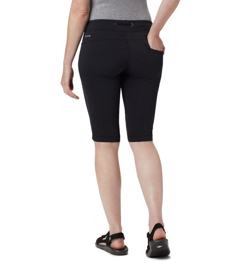 Columbia Anytime Outdoor Long Women's Shorts Black | YRPIMB-938