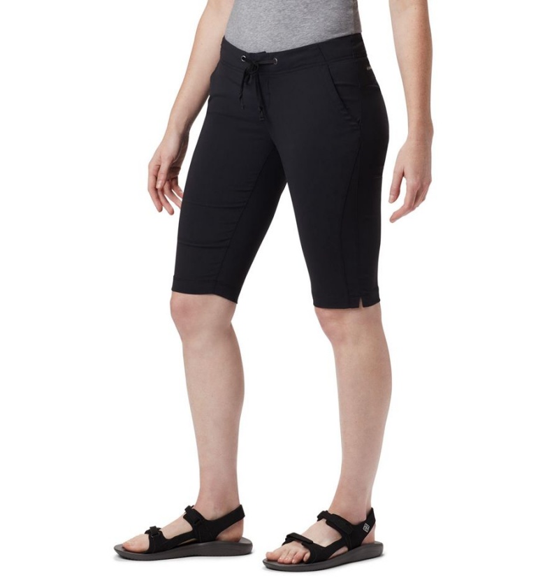 Columbia Anytime Outdoor Long Women\'s Shorts Black | YRPIMB-938