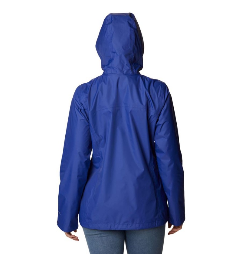 Columbia Arcadia II Women's Rain Jacket Blue | ZNHBQG-841