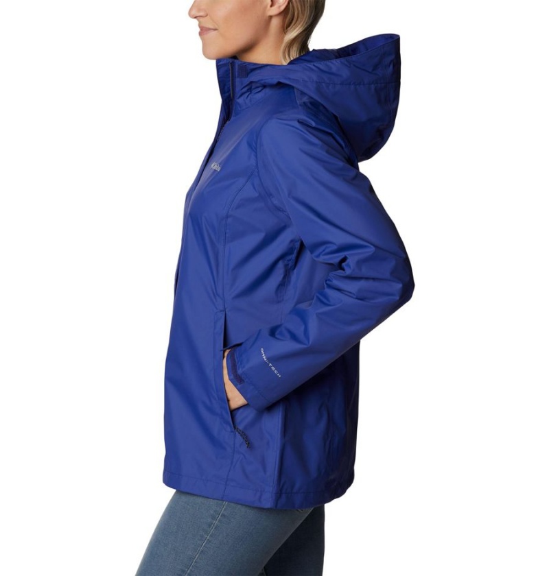 Columbia Arcadia II Women's Rain Jacket Blue | ZNHBQG-841