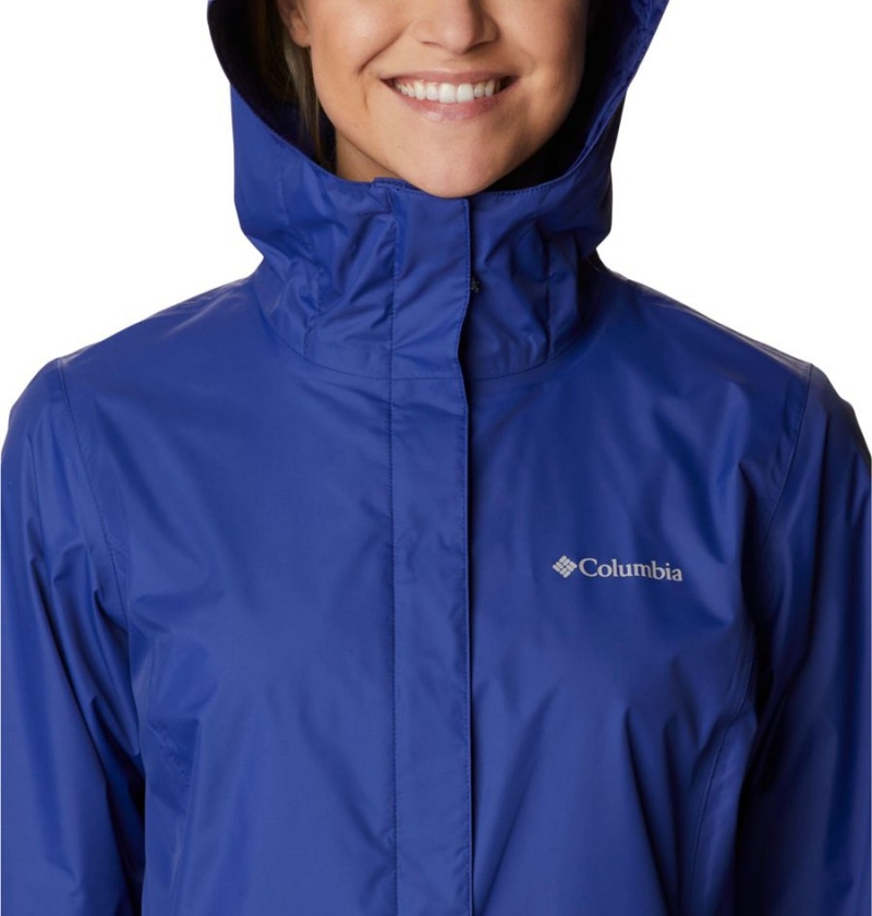 Columbia Arcadia II Women's Rain Jacket Blue | ZNHBQG-841