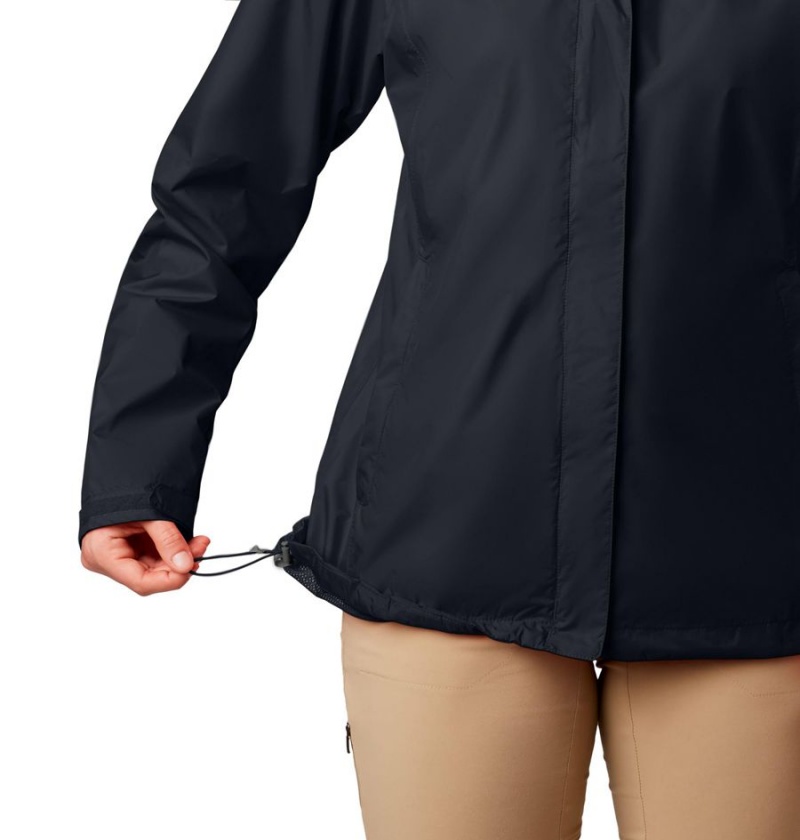Columbia Arcadia II Women's Rain Jacket Black | HREOZI-872