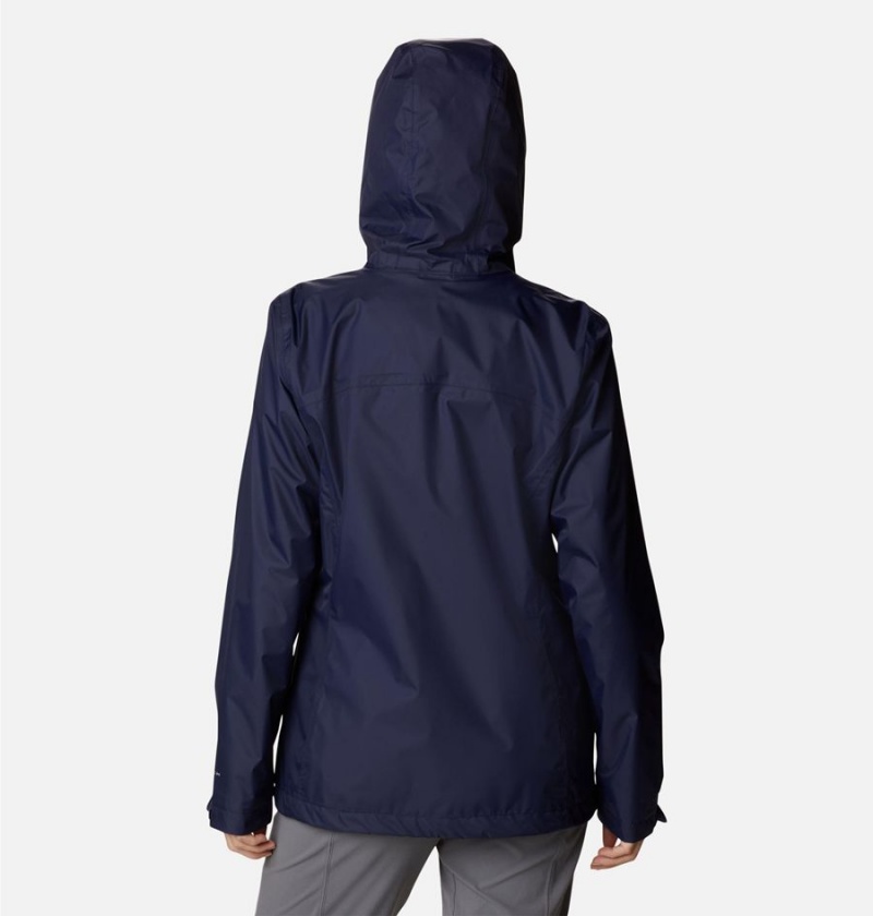 Columbia Arcadia II Women's Rain Jacket Navy | ZSIFDM-871