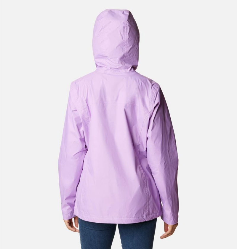 Columbia Arcadia II Women's Rain Jacket Purple | RPHAUZ-495