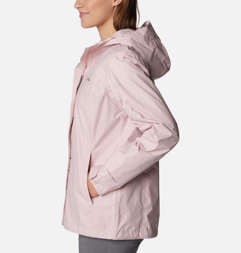 Columbia Arcadia II Women's Rain Jacket Pink | KDNRFU-468