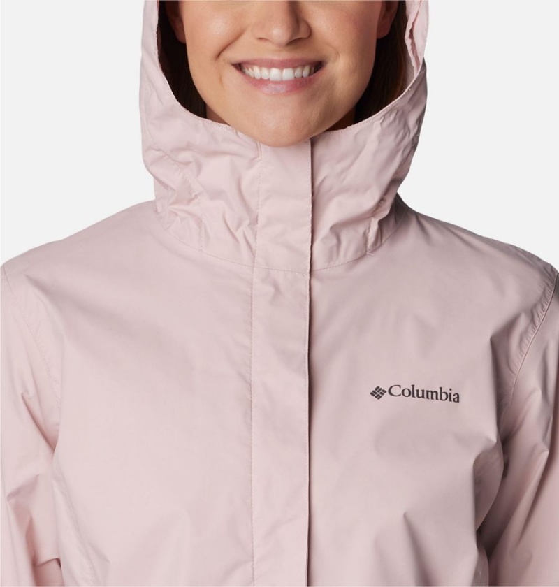 Columbia Arcadia II Women's Rain Jacket Pink | KDNRFU-468