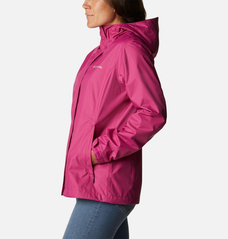Columbia Arcadia II Women's Rain Jacket Purple | VSNRZJ-972