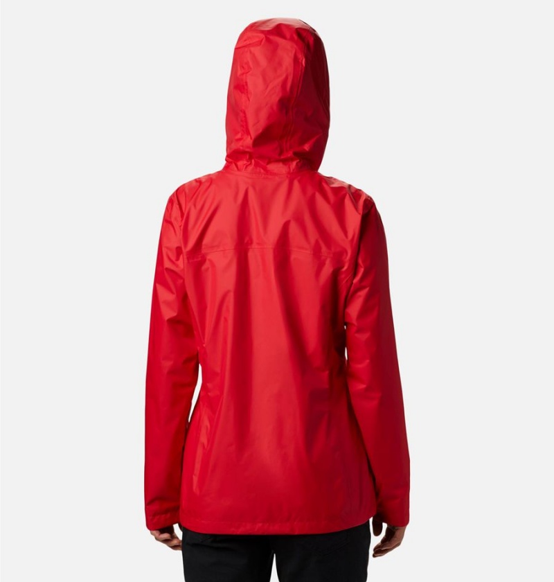 Columbia Arcadia II Women's Rain Jacket Red | EVTPQJ-135