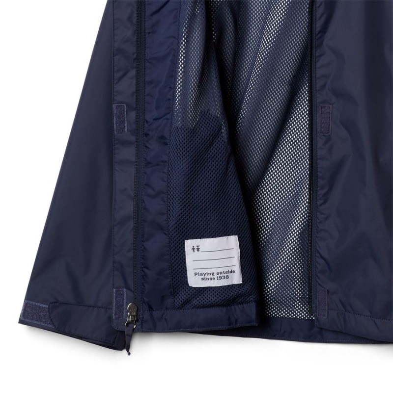 Columbia Arcadia Rain Kids' Jacket Navy | QMZRTI-204