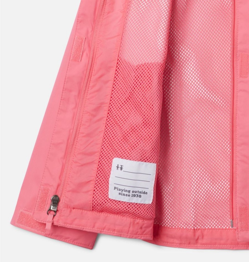 Columbia Arcadia Rain Kids' Jacket Pink | CMZQSY-673