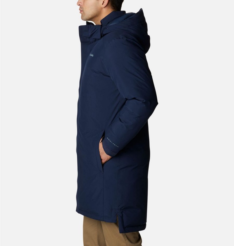 Columbia Arrow Trail Insulated Men's Coats Navy | XAECWI-120