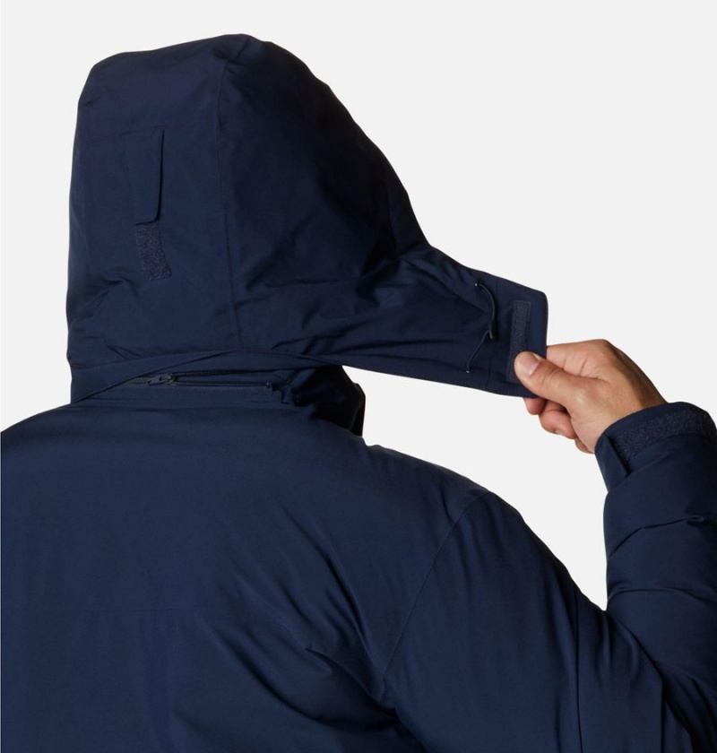 Columbia Arrow Trail Insulated Men's Coats Navy | XAECWI-120