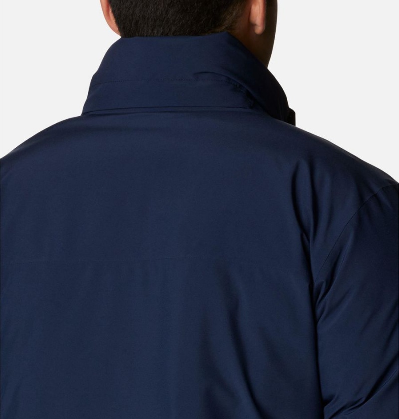 Columbia Arrow Trail Insulated Men's Coats Navy | XAECWI-120
