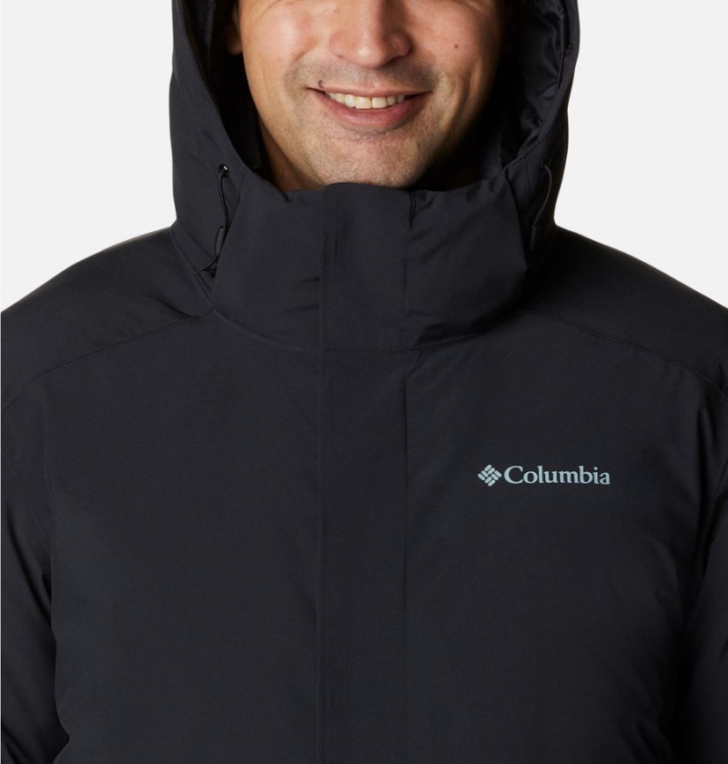 Columbia Arrow Trail Insulated Men's Coats Black | YSERVU-638
