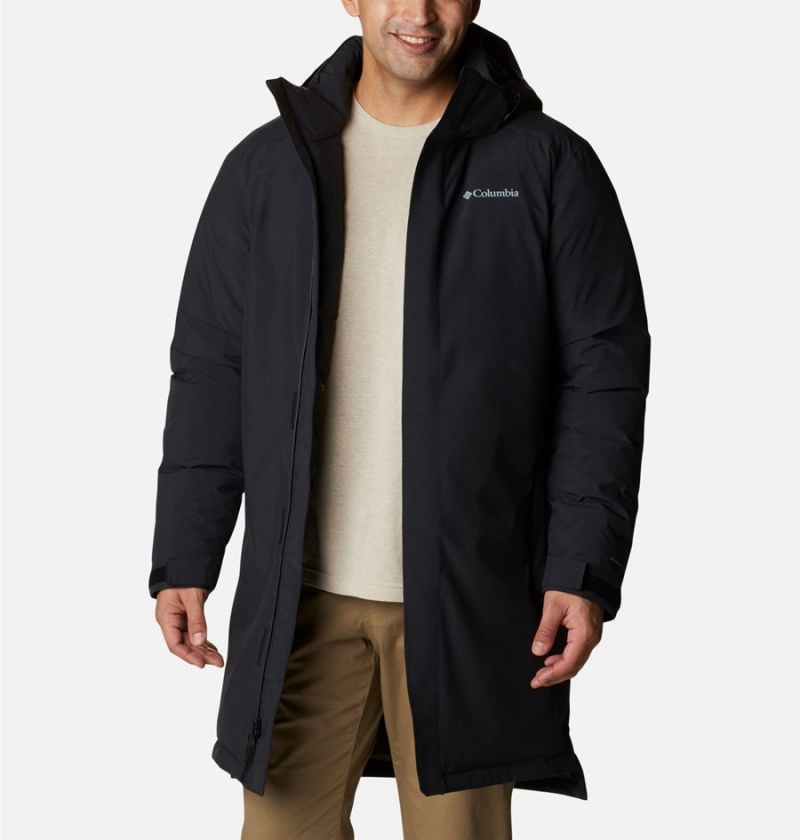 Columbia Arrow Trail Insulated Men's Coats Black | YSERVU-638