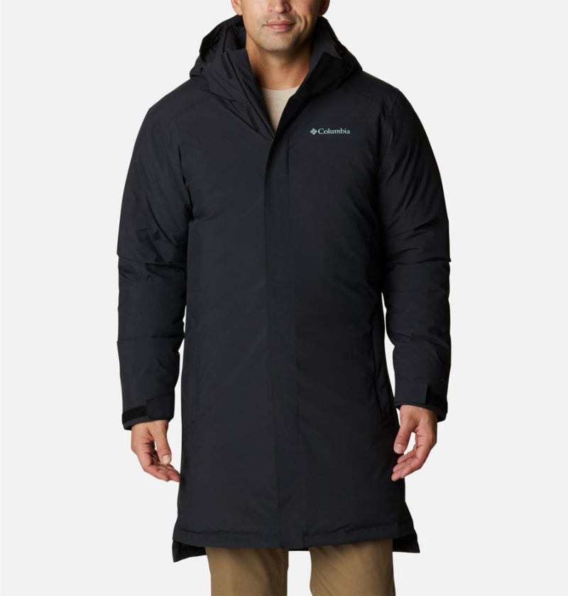 Columbia Arrow Trail Insulated Men\'s Coats Black | YSERVU-638