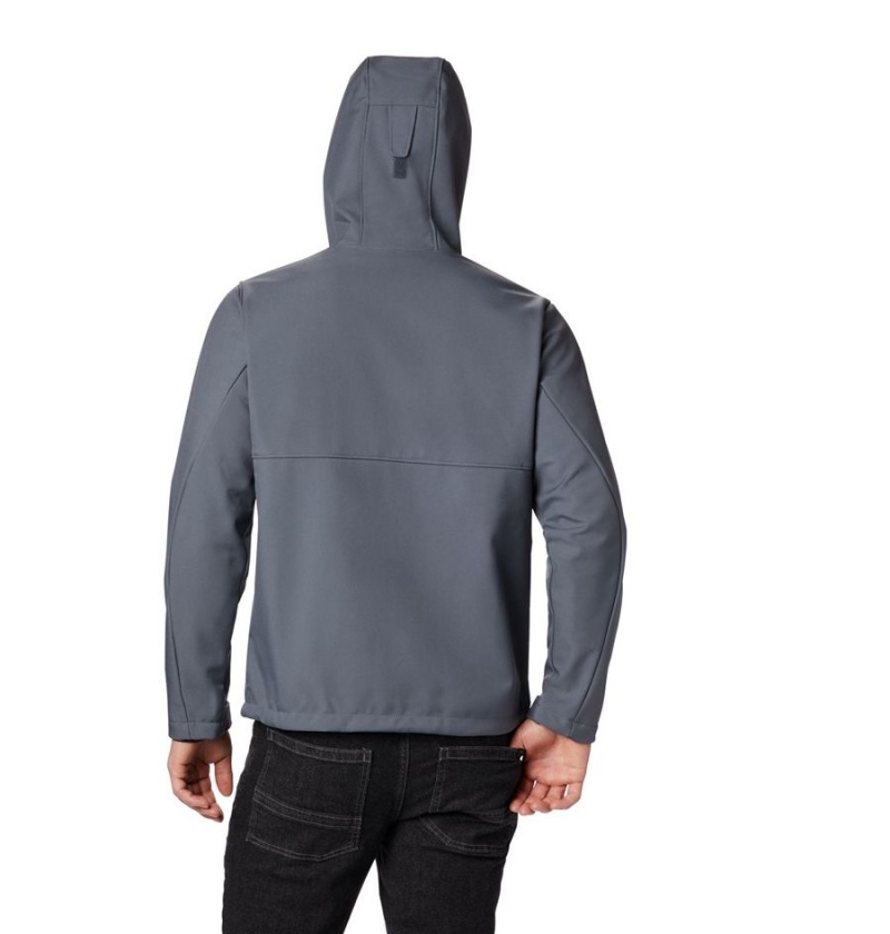 Columbia Ascender Hooded Men's Softshell Jackets Grey | NGLZMO-481