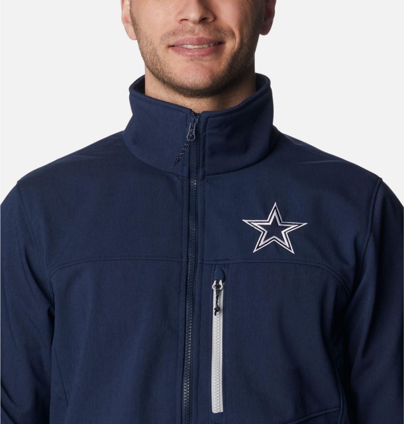 Columbia Ascender II - Dallas Cowboys Men's Softshell Jackets Navy | WYQVMO-546