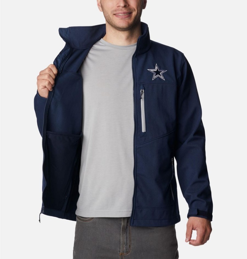 Columbia Ascender II - Dallas Cowboys Men's Softshell Jackets Navy | WYQVMO-546