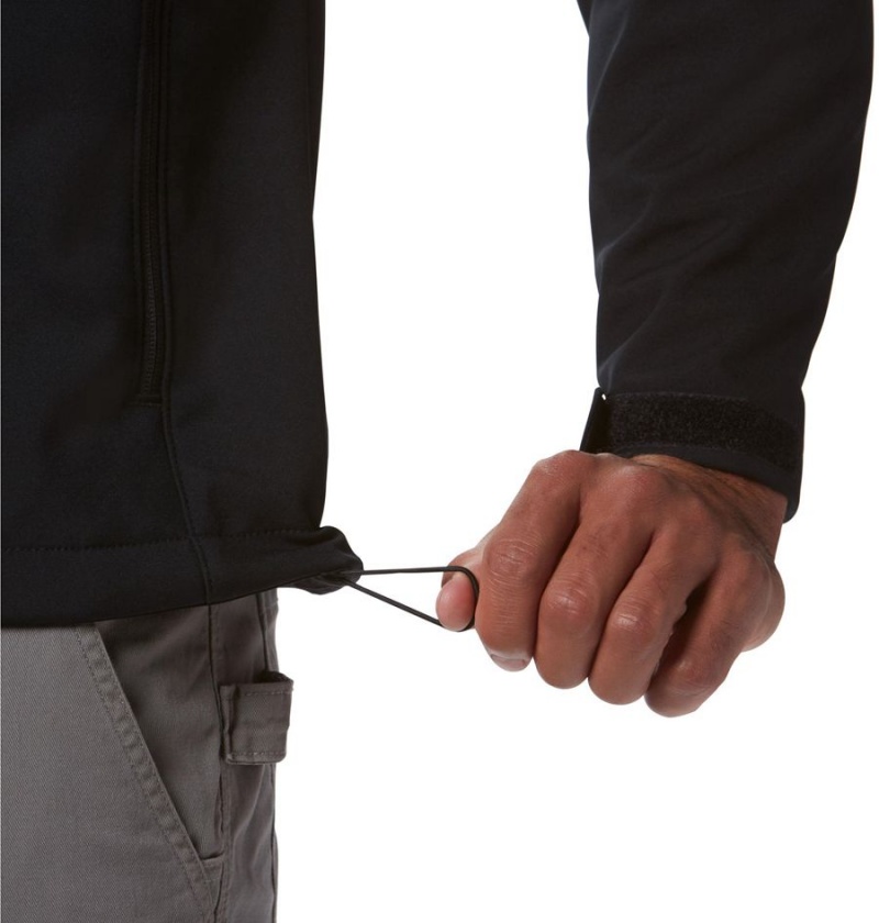 Columbia Ascender Men's Softshell Jackets Black | YVUKZE-672
