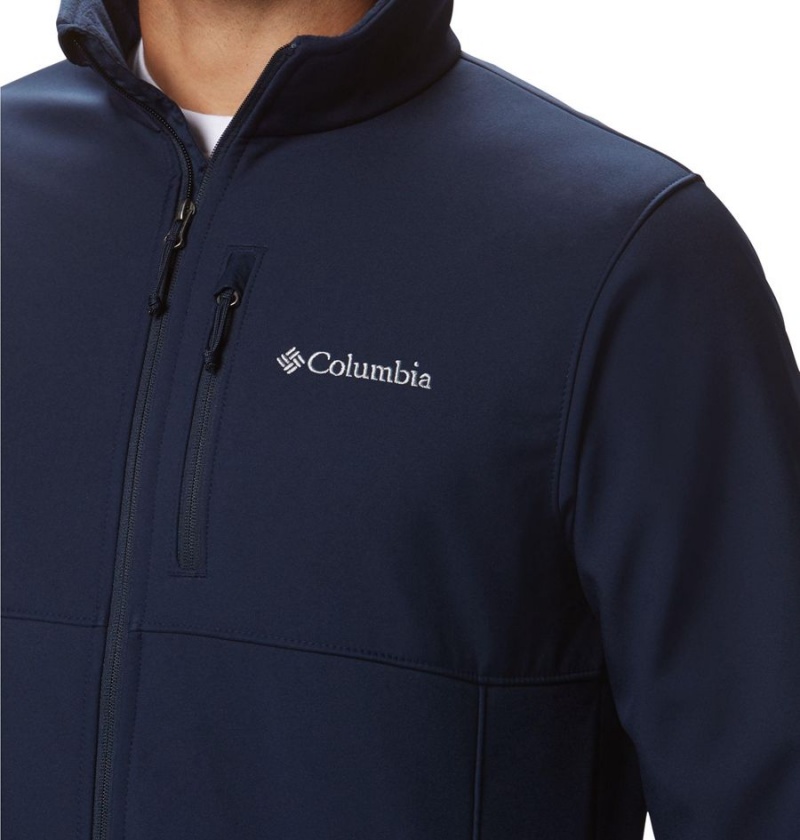 Columbia Ascender Men's Softshell Jackets Navy | LKGRDC-245