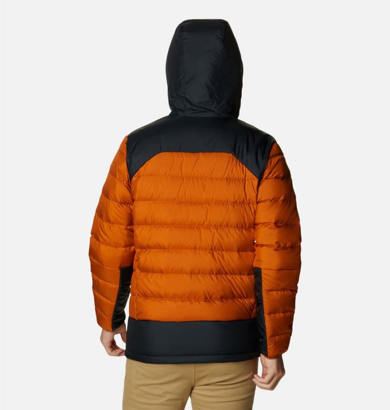 Columbia Autumn Park Hooded Insulated Men's Puffer Jacket Orange | HIPFCU-126