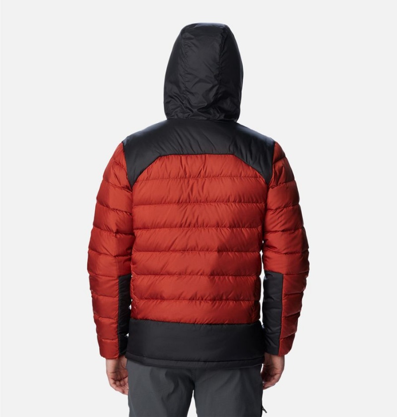 Columbia Autumn Park Hooded Insulated Men's Puffer Jacket Red | WXMPKJ-628