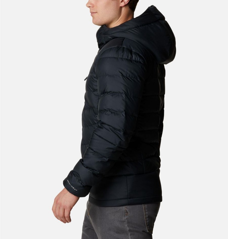 Columbia Autumn Park Hooded Insulated Men's Puffer Jacket Black | IDWBNH-819