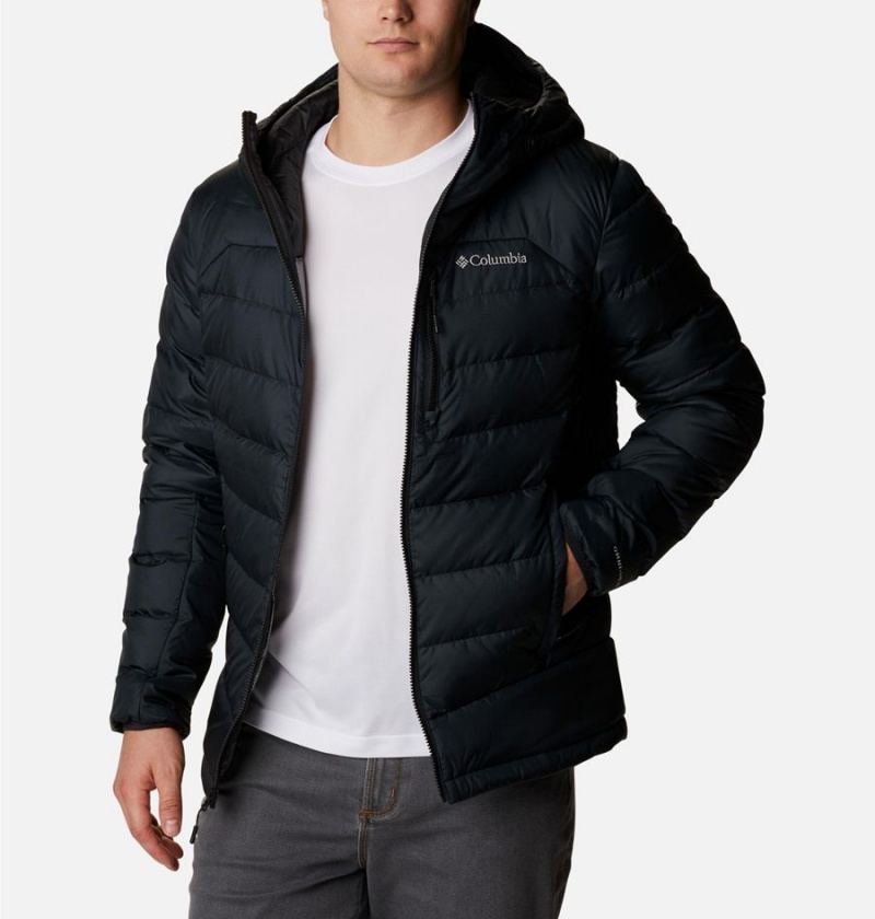 Columbia Autumn Park Hooded Insulated Men\'s Puffer Jacket Black | IDWBNH-819